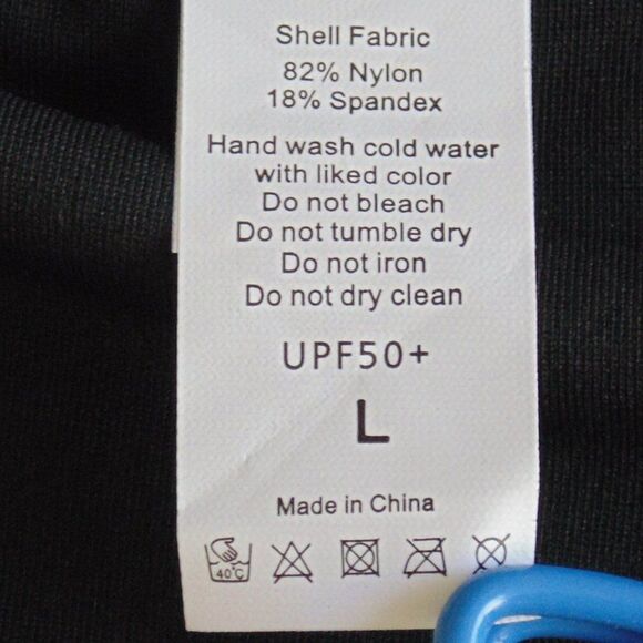 new BIKINI BOTTOM, L, Navy Blue, Lower rise, Shirred hips, Full Coverage, UPF 50 - Picture 10 of 11